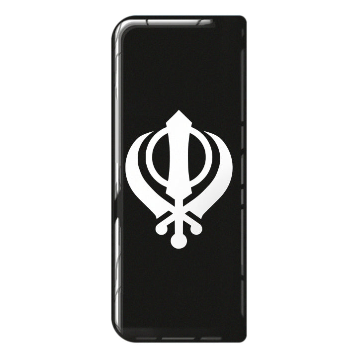 Khanda 3D Gel Flag