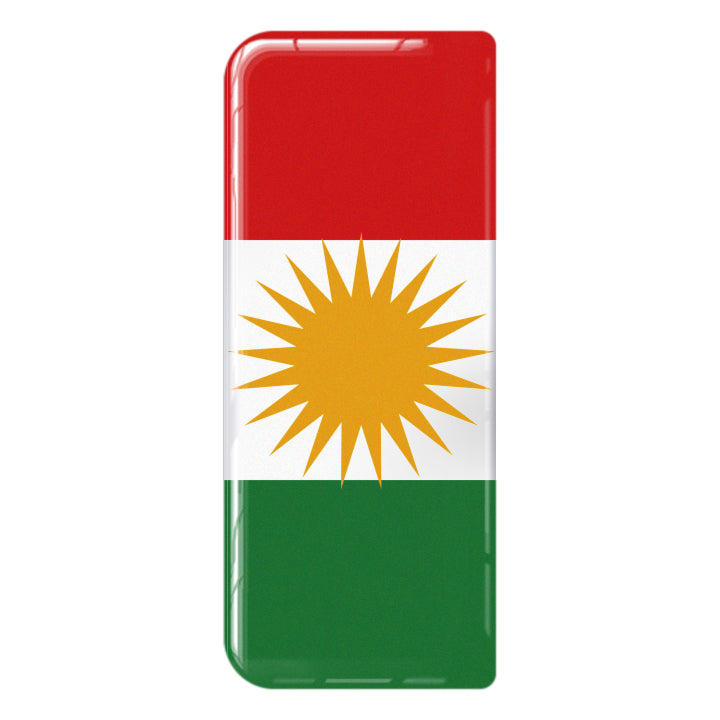 Kurdistan 3D Gel Flag