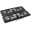 Framed Number Plate Holders - Set of 2