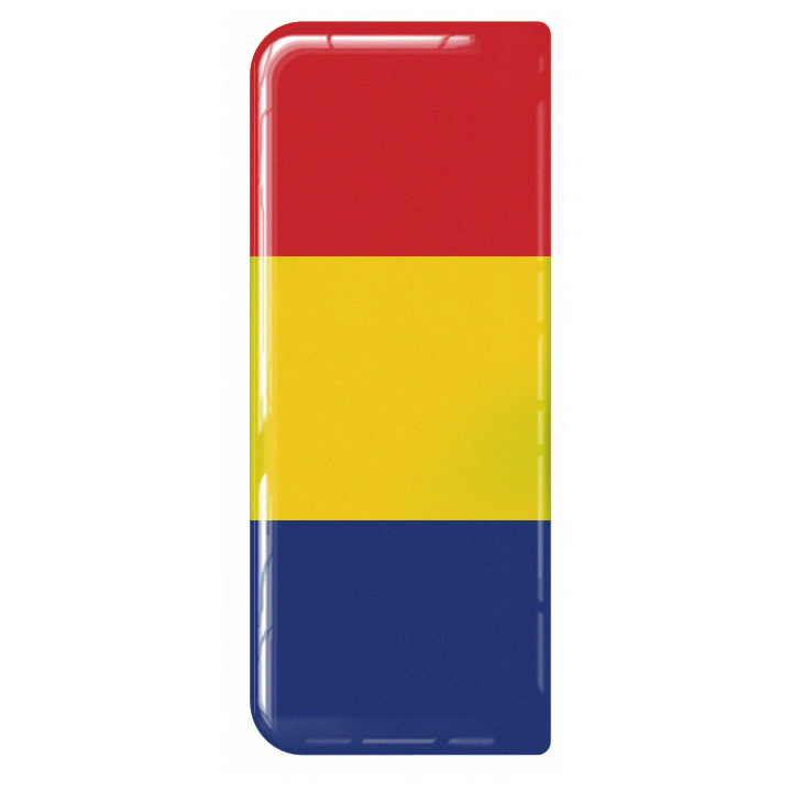 Romania 3D Gel Flag